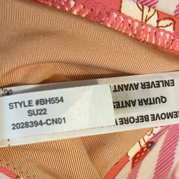 JCrew Swim Tie Front Square Neck Bikini Top Sz XS - Picture 13 of 14